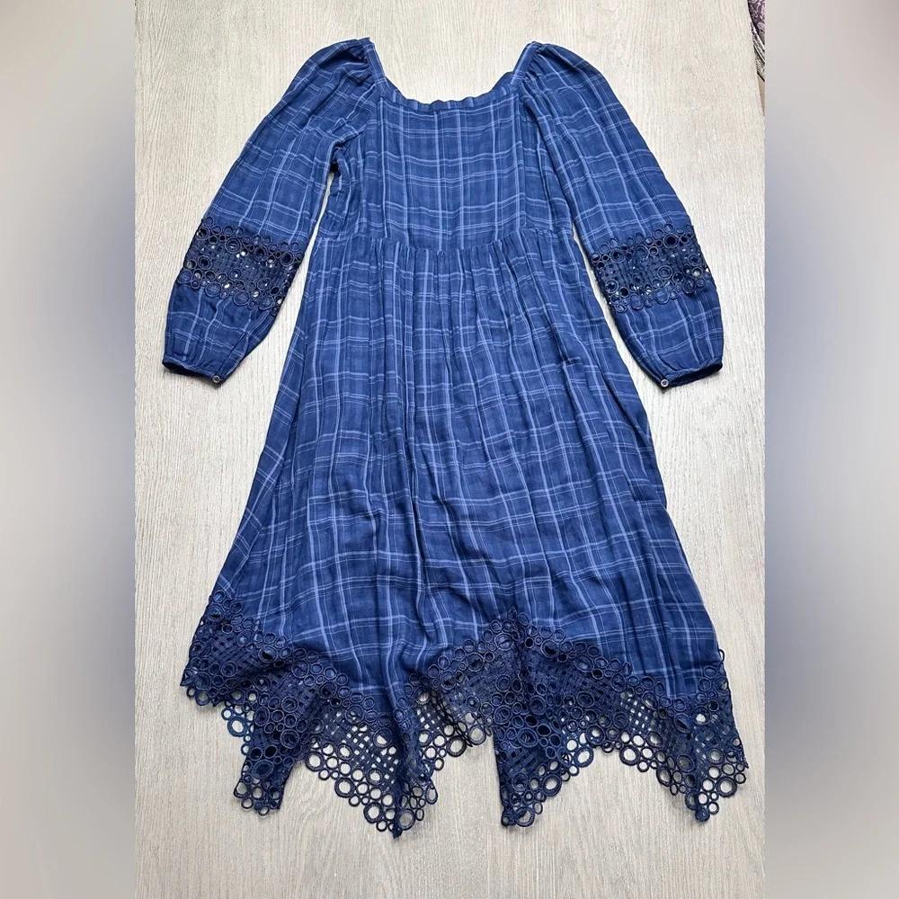 Anthropologie Akemi + Kin Plaid Kerchief Dress – Size 2 - Picture 11 of 12